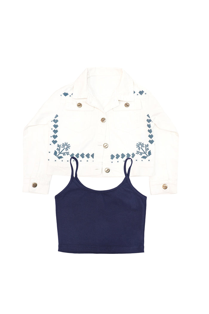 33027 CHAQUETA DENIM NIÑA JUNIOR