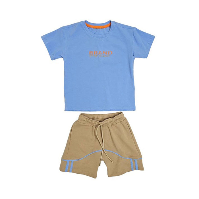 51989 CONJUNTO INFANTIL NIÑO - RACING DIVISION CAMISETA Y BERMUDA DEPORTIVA