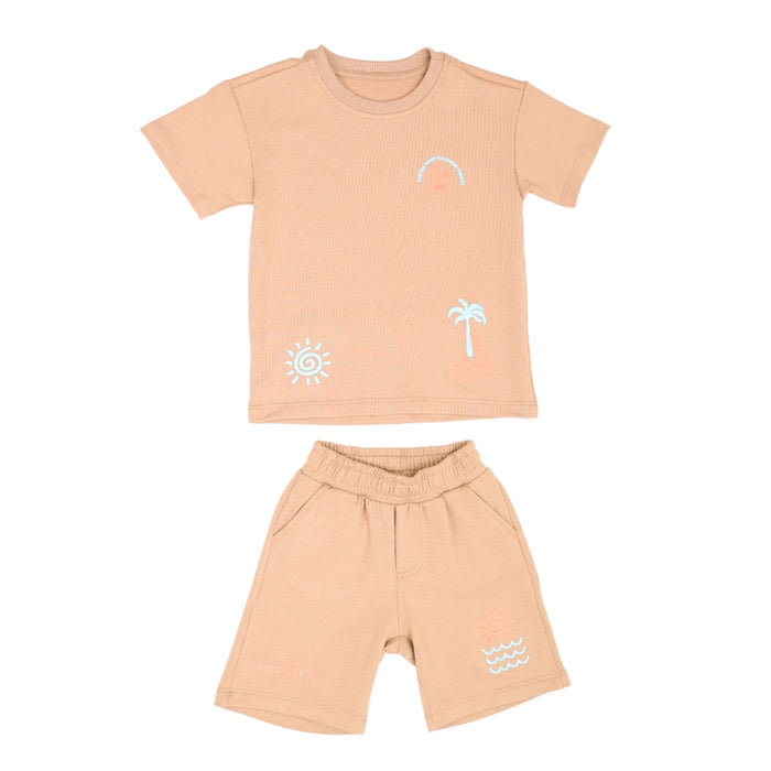 52018 CONJUNTO EN BURDA CON PRINTS NIÑO BEBE