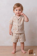 52027 TOTAL LOOK LINO CON GRABADO NIÑO BEBE