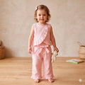 62029 CONJUNTO LINO BLUSA-PANTALON NIÑA BEBE