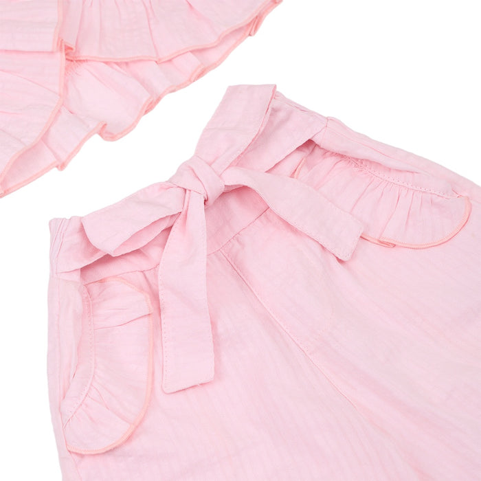 62029 CONJUNTO LINO BLUSA-PANTALON NIÑA BEBE