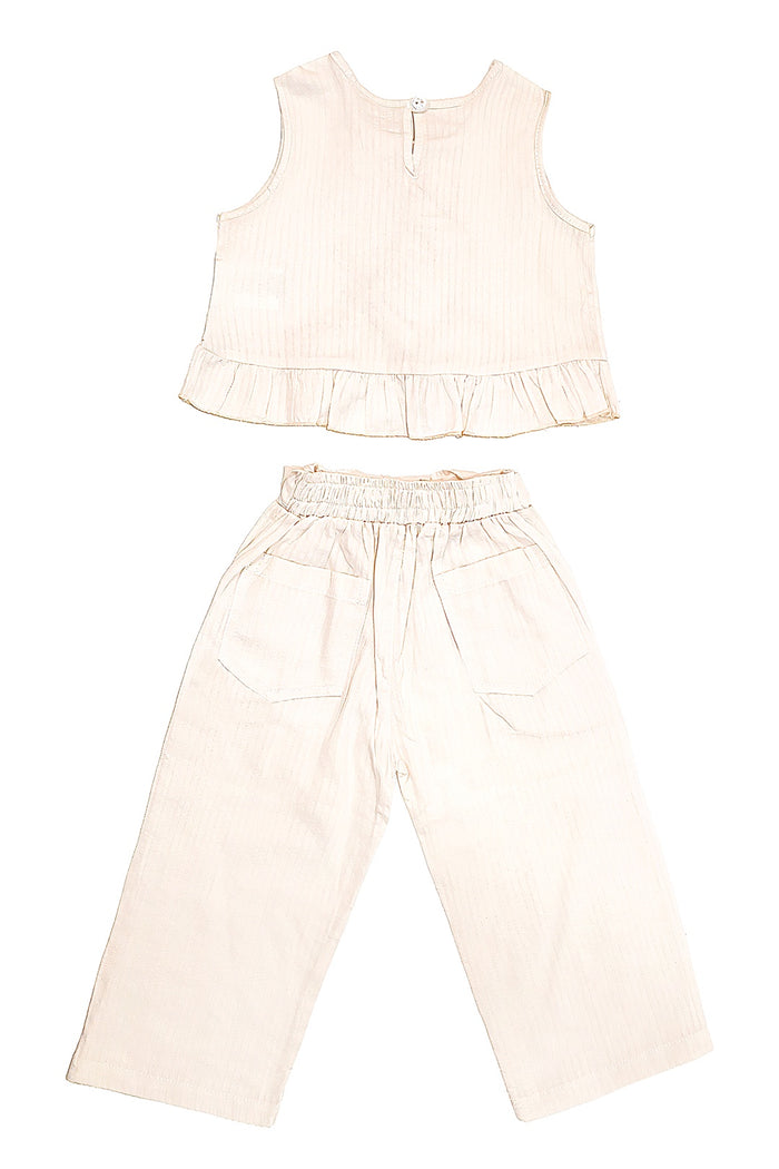 62029 CONJUNTO LINO BLUSA-PANTALON NIÑA BEBE