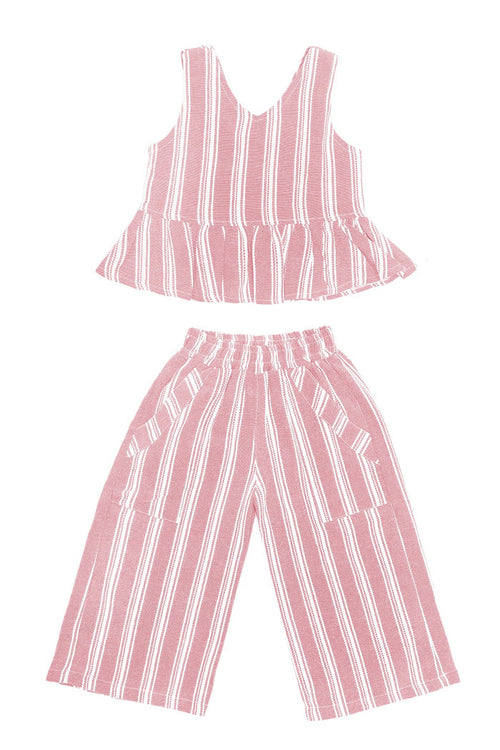 65665 CONJUNTO EN LINO NIÑA BEBE