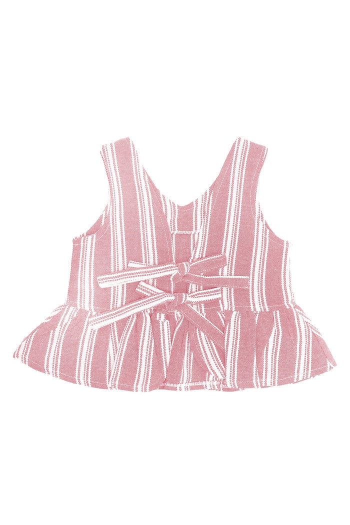 65665 CONJUNTO EN LINO NIÑA BEBE