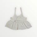 8781 - BLUSA PLIQUE PARA NIÑA JUNIOR | TOP CORTO ALGODÓN SOSTENIBLE