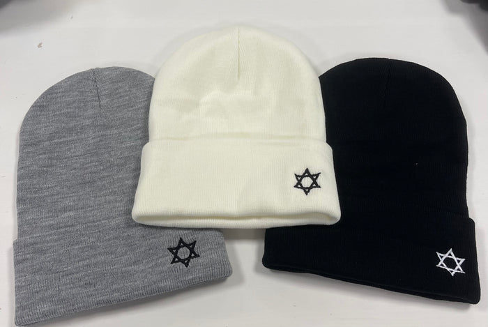 Israel Support Beanies - Magen David