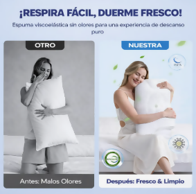 ALMOHADA ORTOPÉDICA ERGONÓMICA TERAPÉUTICA ALIVIA DOLOR