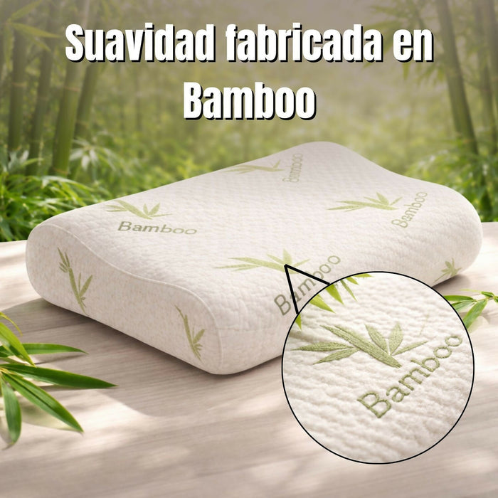 Almohada viscoelastica bamboo cervical