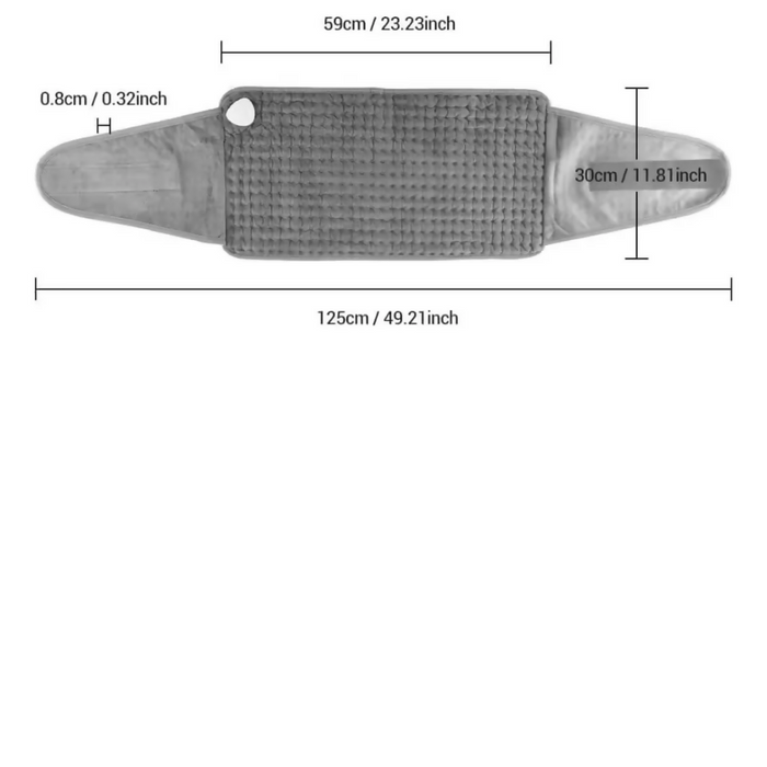 ALMOHADILLA TÉRMICA EXTENSIÓN CINTURÓN FISIOTERAPIA CÓLICOS