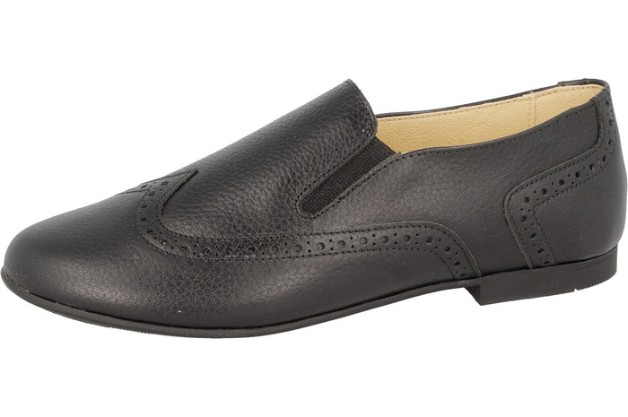 Andanines Black Wingtip Smoking Shoe
