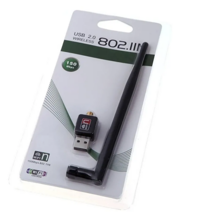 ANTENA WIFI RECEPTOR USB 600MBPS ANTENA 802.INN PARA PC