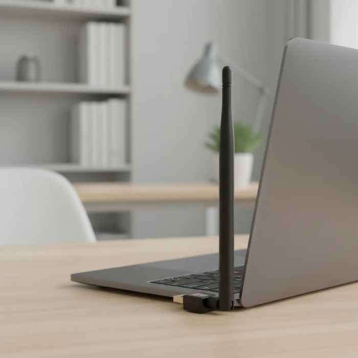 ANTENA WIFI RECEPTOR USB 600MBPS ANTENA 802.INN PARA PC