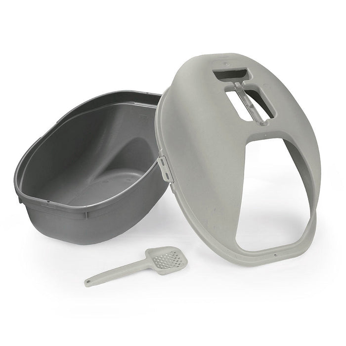 Arenero para Gato Gris