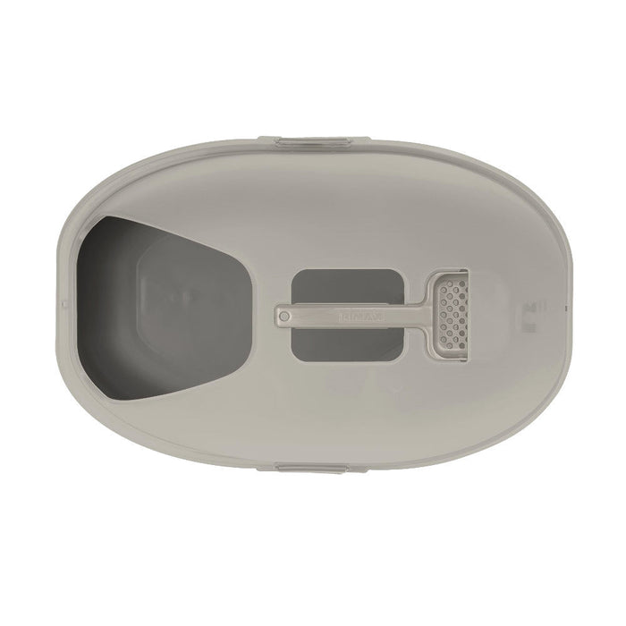 Arenero para Gato Gris