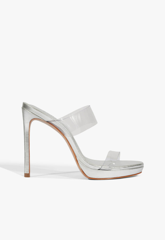 Ariella Platform Sandal 5 Silver Leather - Schutz Shoes