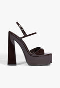 Arlene Patent Sandal 5 Maplewood Patent Leather - Schutz Shoes