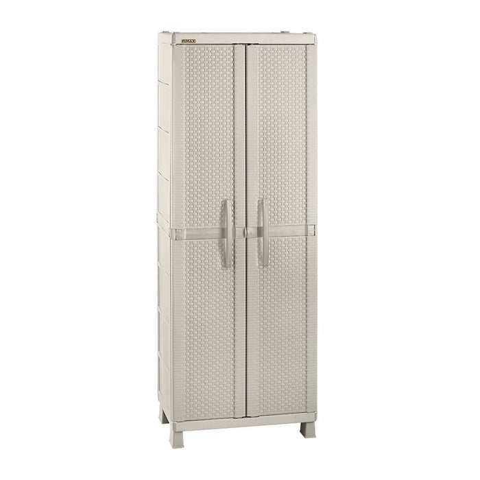Armario Grande Apariencia Rattan Taupe