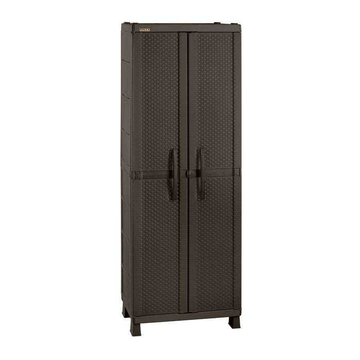 Armario Grande Apariencia Rattan Wengue