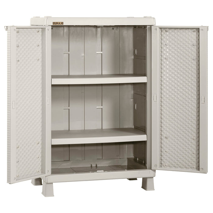 Armario Mediano Apariencia Rattan Taupe