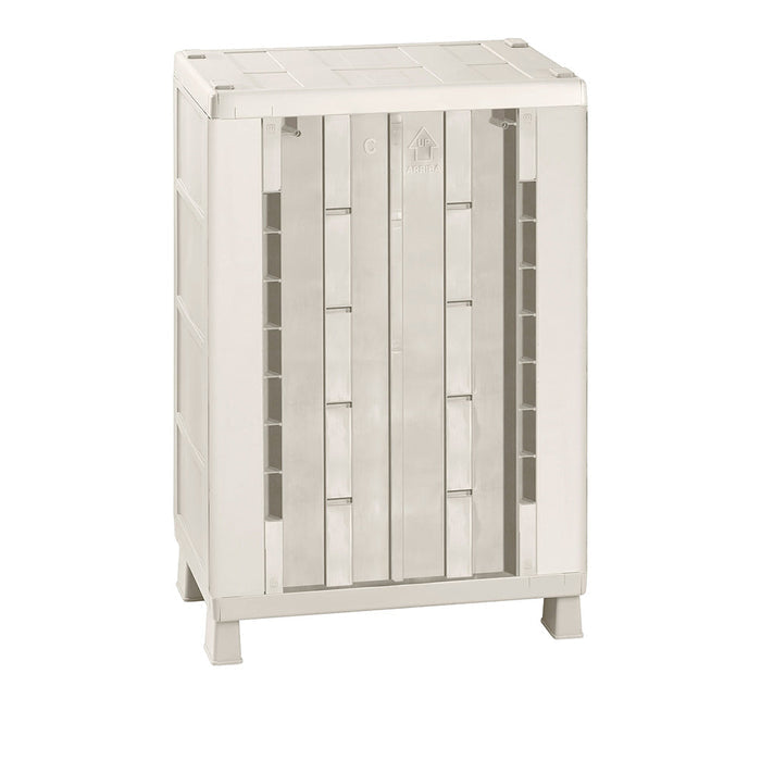 Armario Mediano Apariencia Rattan Taupe