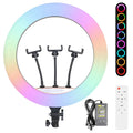 ARO DE LUZ 45 CM RGB LED TRÍPODE PRO 💡📸