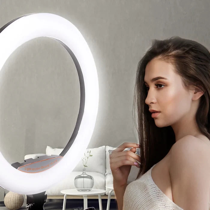 ARO DE LUZ 45 CM RGB LED TRÍPODE PRO 💡📸