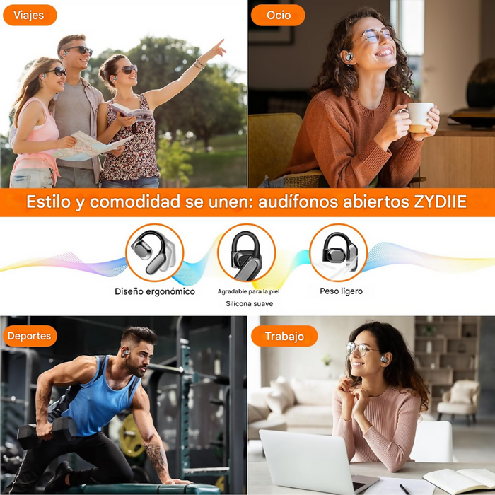 AUDÍFONOS TRADUCTORES IDIOMAS INTELIGENTES BLUETOOTH PORTÁTIL