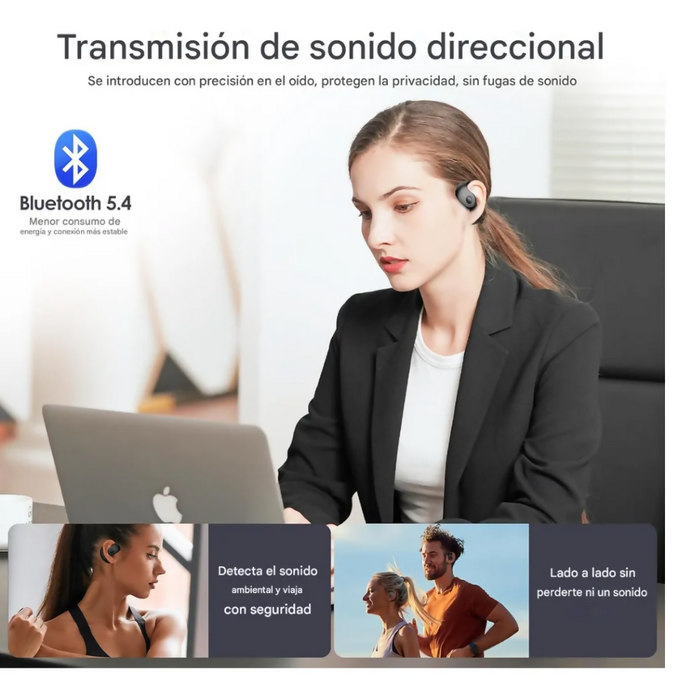 AUDÍFONOS TRADUCTORES IDIOMAS TIEMPO REAL BLUETOOTH 137 IDIO COLOR NEGRO