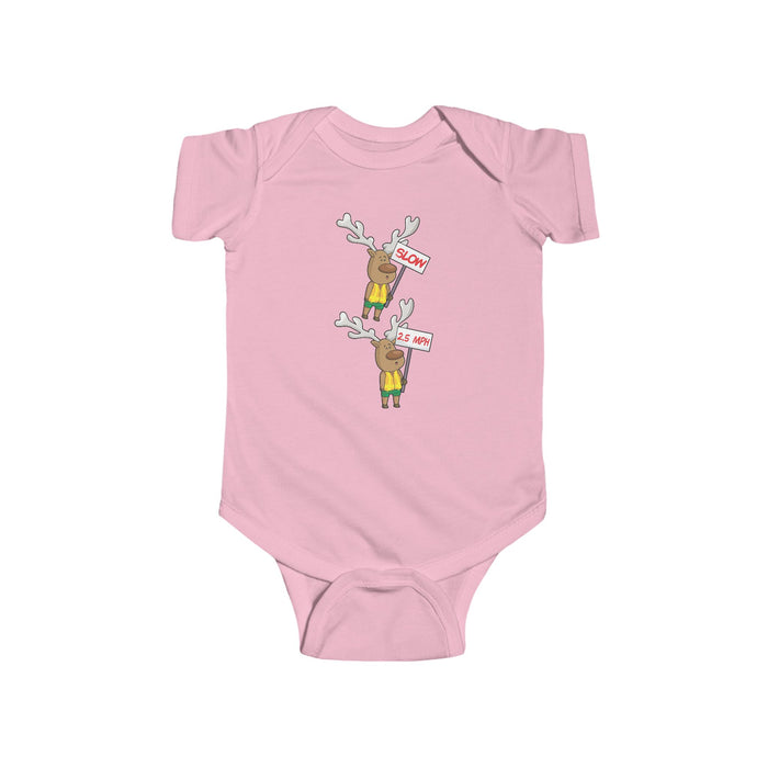 Baby Bodysuit Christmas in the Park Blinky the Reindeer Mascot