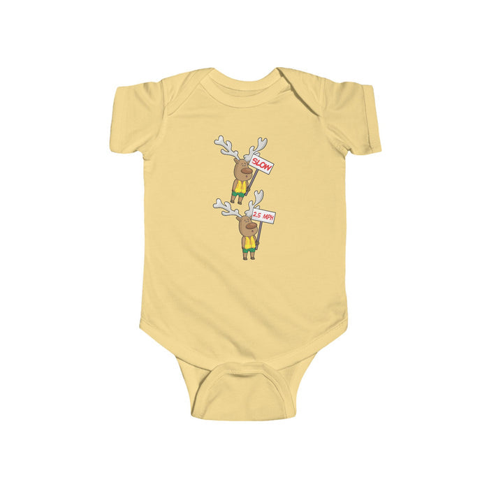 Baby Bodysuit Christmas in the Park Blinky the Reindeer Mascot