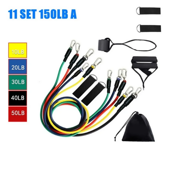 BANDAS ELÁSTICAS KIT TERATUBOS SET X5 EJERCICIO