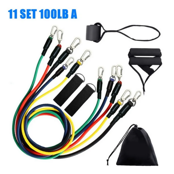 BANDAS ELÁSTICAS KIT TERATUBOS SET X5 EJERCICIO
