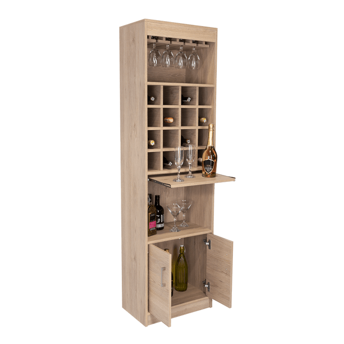 BAR SANCRO, BEIGE, CON GRAN CAPACIDAD DE ALMACENAMIENTO