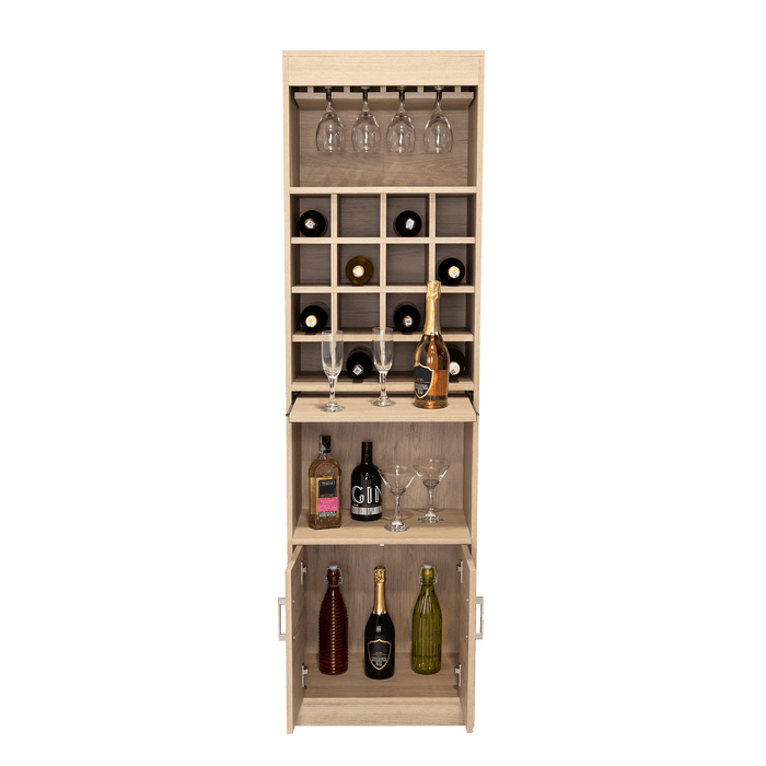 BAR SANCRO, BEIGE, CON GRAN CAPACIDAD DE ALMACENAMIENTO