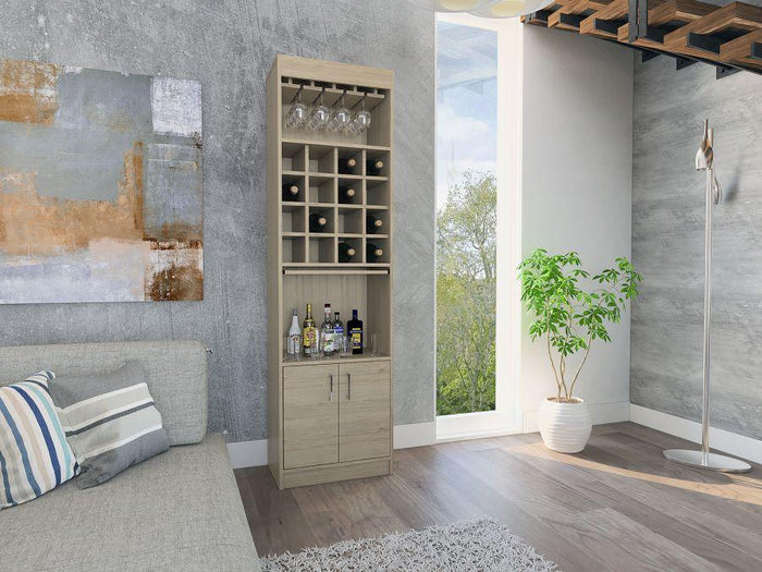 BAR SANCRO, BEIGE, CON GRAN CAPACIDAD DE ALMACENAMIENTO