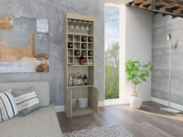 BAR SANCRO, BEIGE, CON GRAN CAPACIDAD DE ALMACENAMIENTO