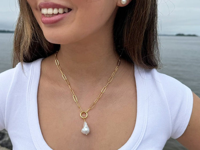 Baroque Pearl Pendant | LINK, design your own