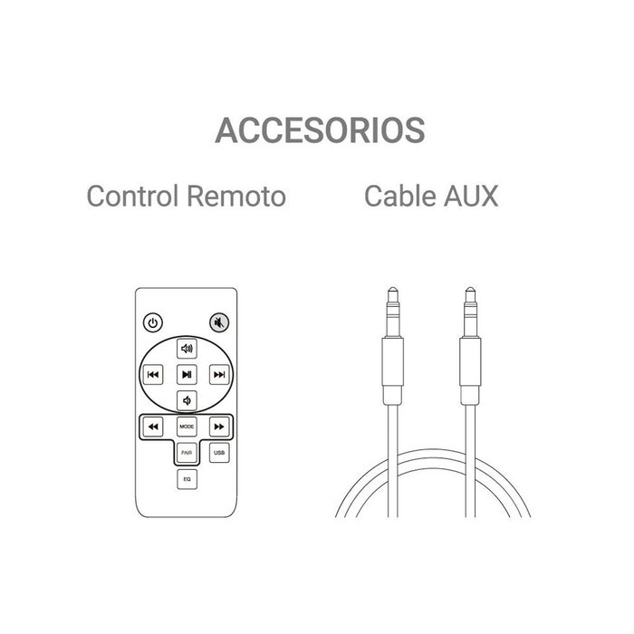 BARRA DE SONIDO + SUBWOOFER INALAMBRICO HYUNDAI 160 WATTS 2.1 CH FM BLUETOOTH HYSB336W