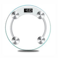 BÁSCULA DE PESO DIGITAL TRANSPARENTE VIDRIO CIRCULAR SCREEN