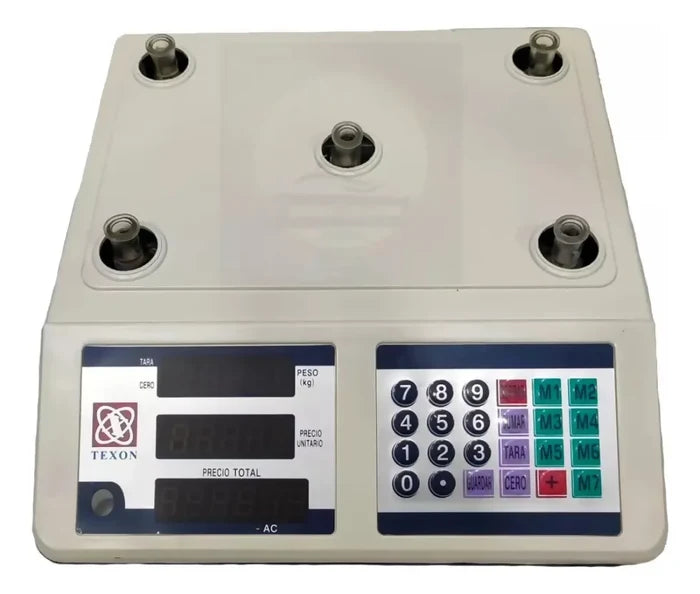BÁSCULA ELECTRÓNICA BALANZA DIGITAL PESA 40 KG PESA 1 A 1 GR