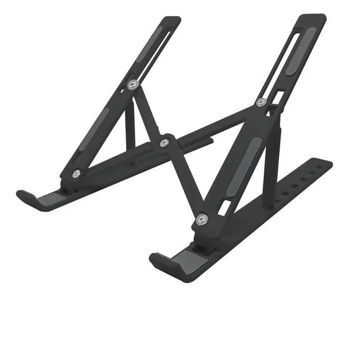 BASE SOPORTE AJUSTABLE LAPTOP STAND ALUMINIO PLEGABLE 8 POSICIONES
