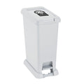 Basurero Pedal 20 Litros Blanco