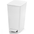 Basurero Pedal Slim 8 Litros Blanco