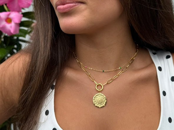 Beautiful Flower Mandala Pendant | LINK, design your own