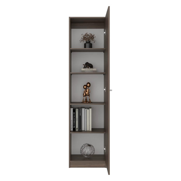 Biblioteca Home Eco, Milan y Blanco, con Cinco Entrepaños ZF