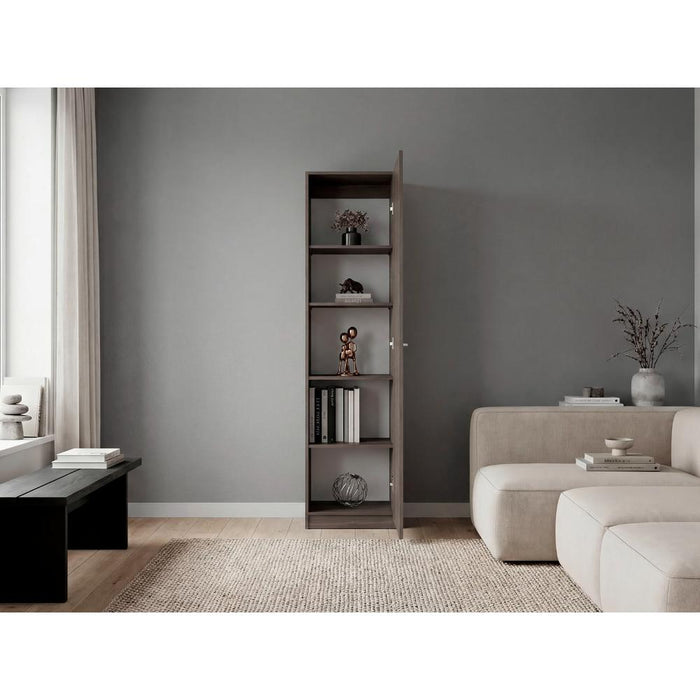 Biblioteca Home Eco, Milan y Blanco, con Cinco Entrepaños ZF