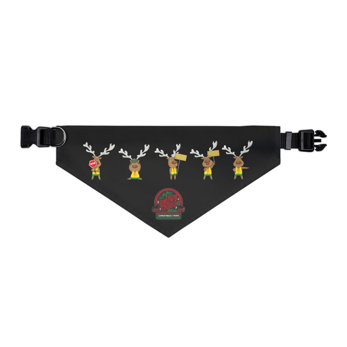Blinky Christmas in the Park Drive-thru Pet Bandana Collar