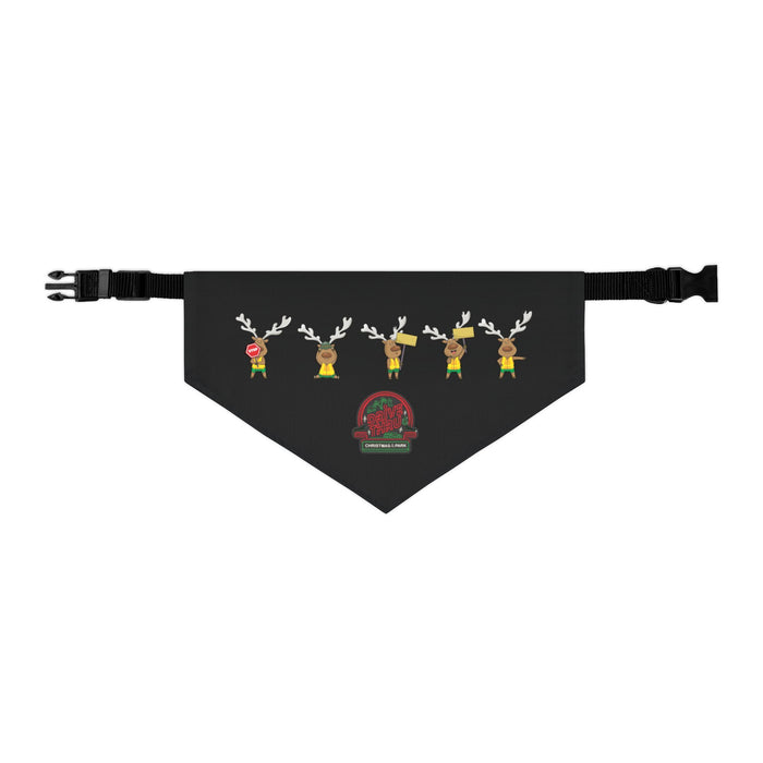 Blinky Christmas in the Park Drive-thru Pet Bandana Collar