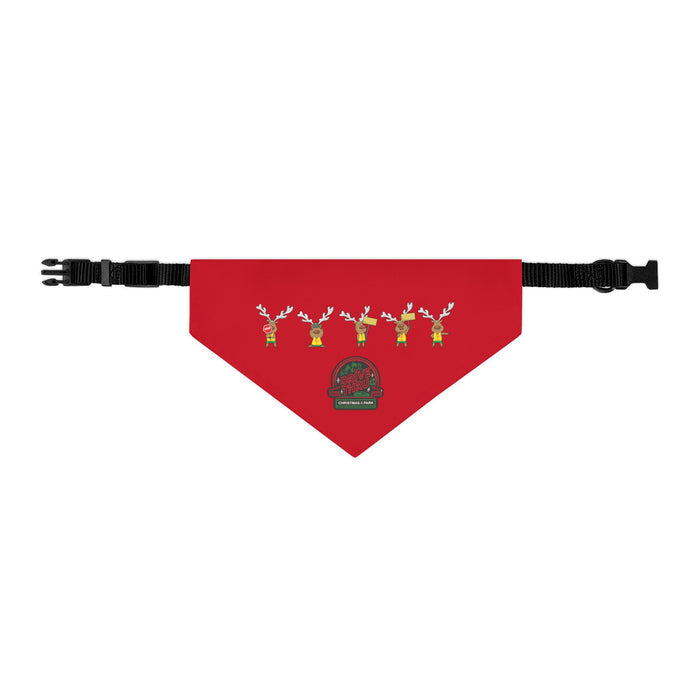 Blinky Christmas in the Park Drive-thru Pet Bandana Collar